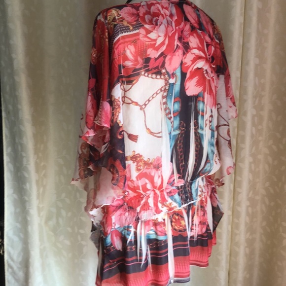 Blouse manches papillon - Picture 3 of 5